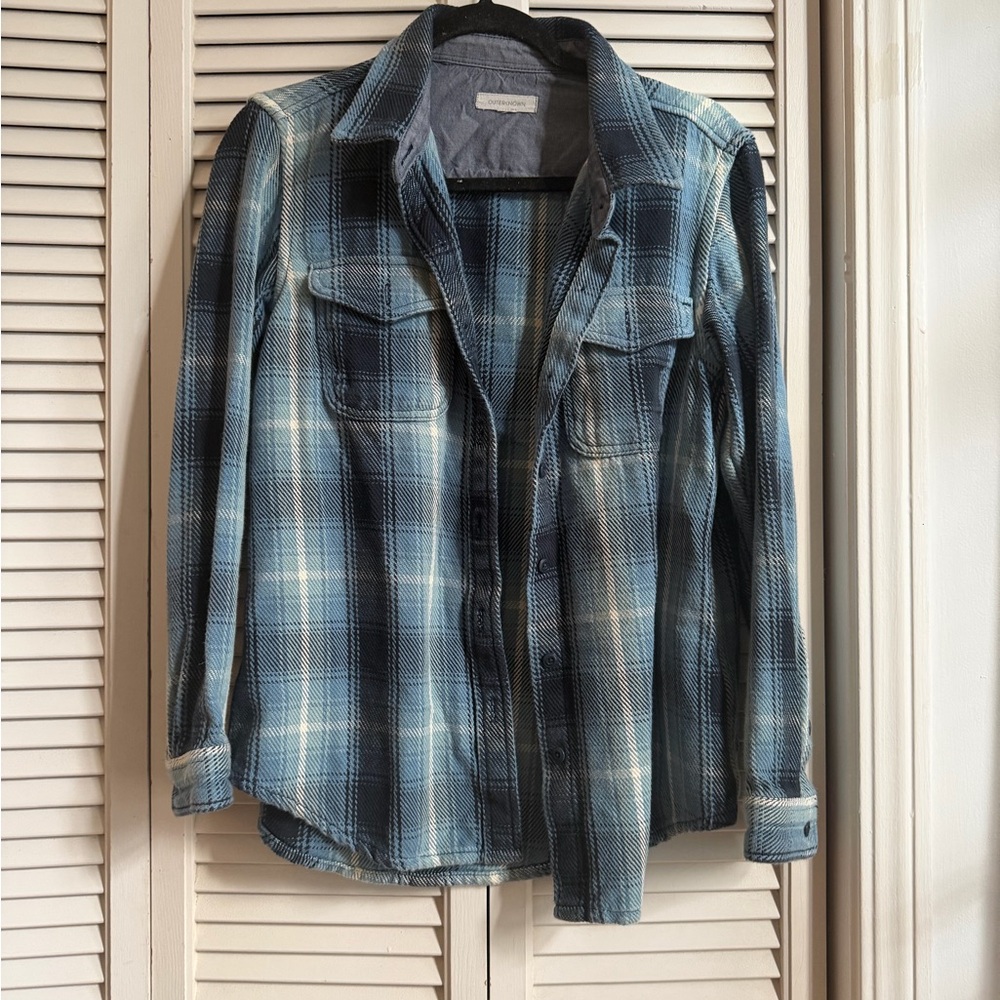 Outerknown blue Plaid Shirt